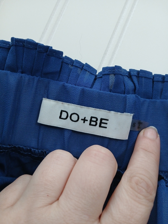 DO+BE Navy Blue Tiered Ruffle Skirt - Picture 2 of 2